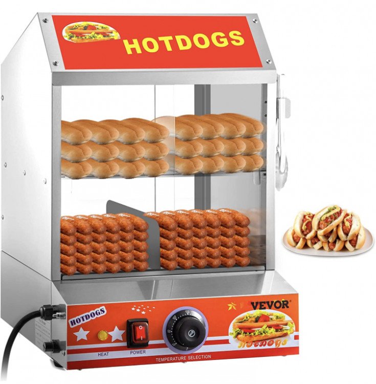 HOT DOG & BUN WARMER