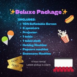 Deluxe Outdoor Movie 🎥 Package